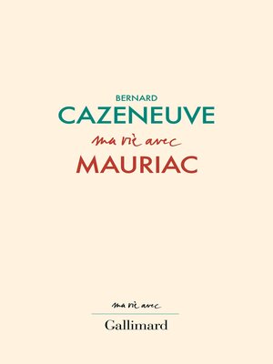 cover image of Ma vie avec François Mauriac